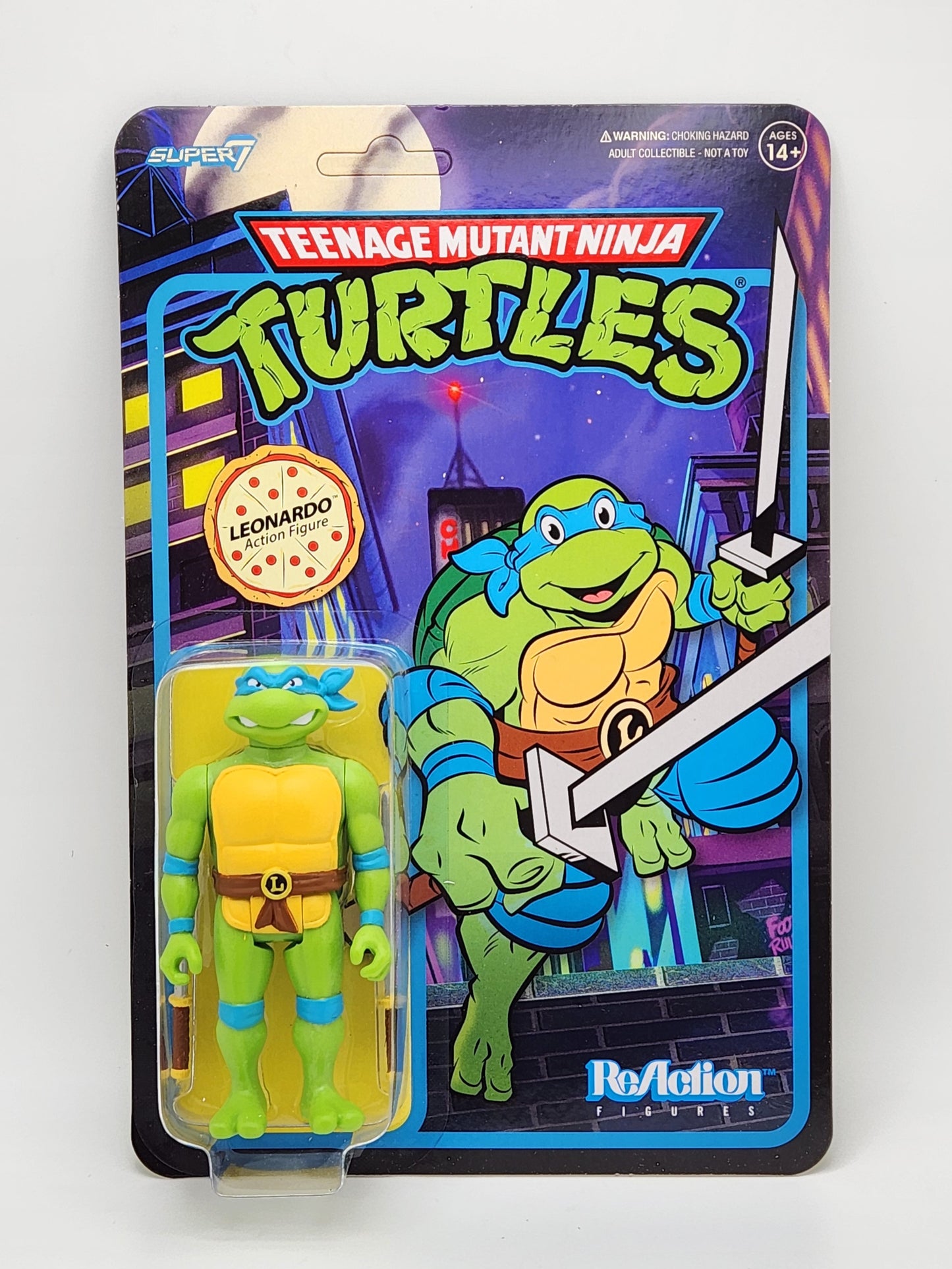 Super7 Reaction- Teenage Mutant Ninja Turtles- Leonardo