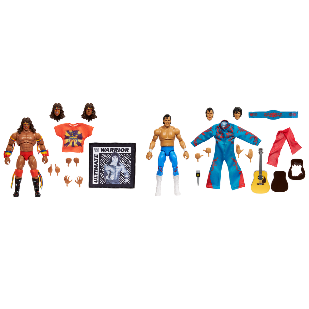 WWE Ultimate Edition- Coliseum Collection- Ultimate Warrior & The Honky Tonk Man (2-pack) Chase