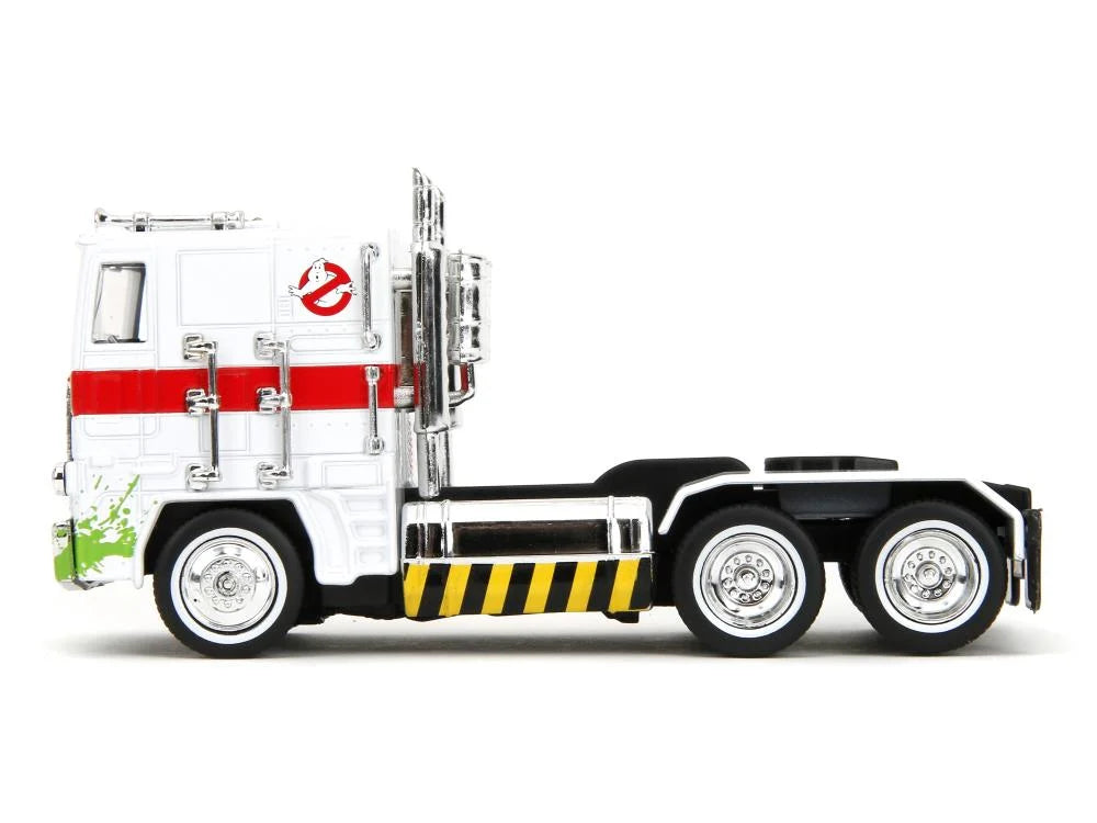 Ghostbusters x Transformers- Hollywood Rides- 40th Anniversary- G1 Optimus Prime (Ecto-1 Graphics) 1/32 Scale