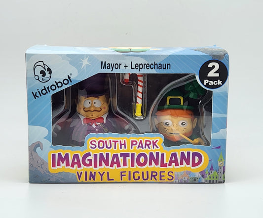 Kidrobot- South Park- Imaginationland- Mayor and Leprechaun (2-pack)