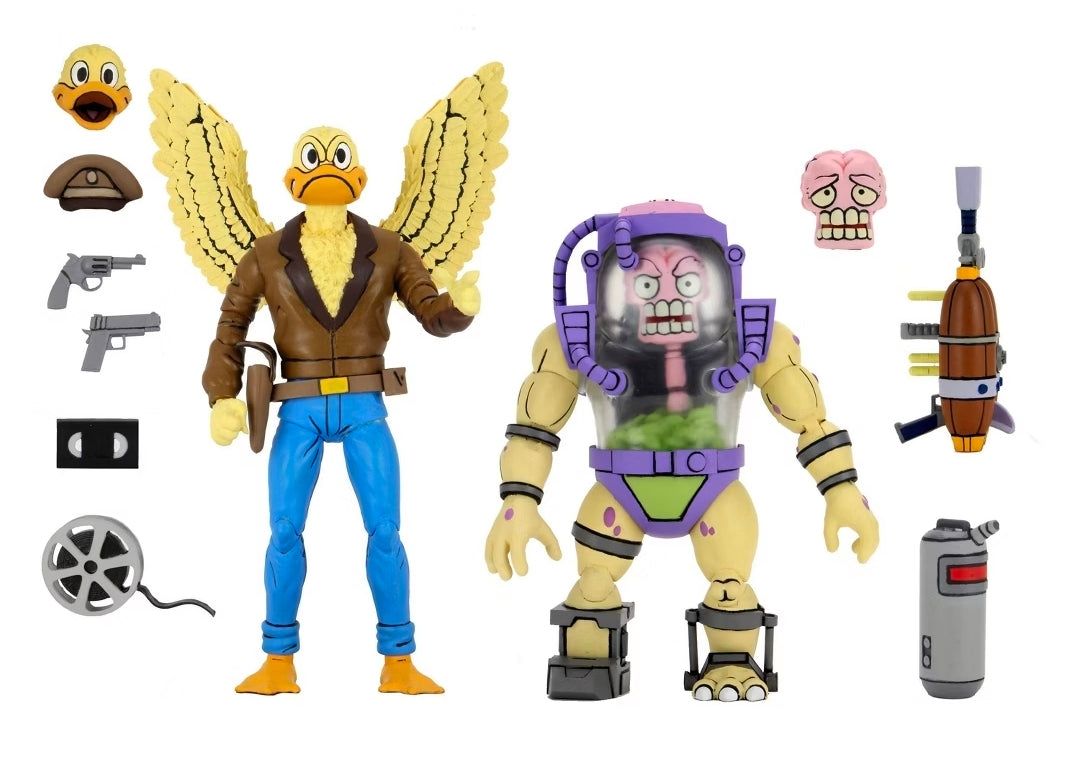 Teenage Mutant Ninja Turtles- Ace Duck & Mutagen Man (2-pack)NECA