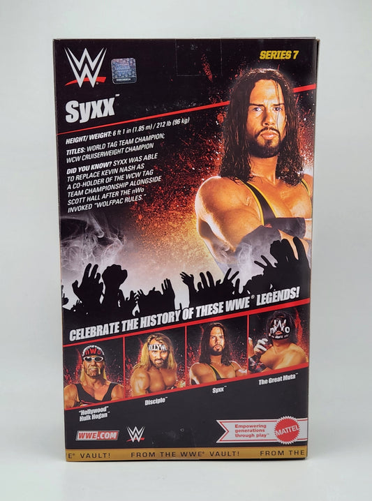 WWE Elite Collection Series- From The Vault Series 7- Syxx (Black & Gold)