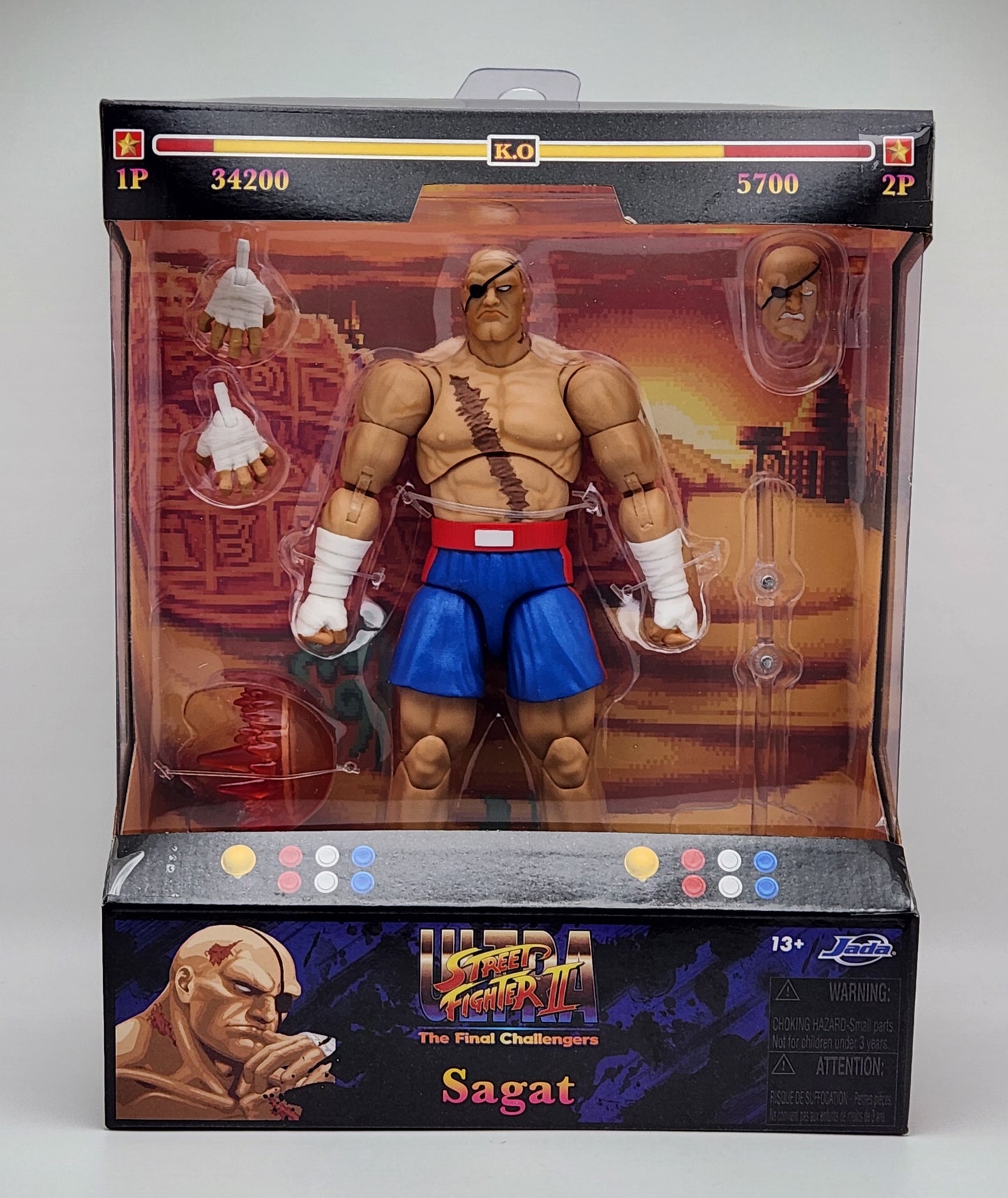 Ultra Street Fighter II- The Final Challengers: Sagat (Jada Toys)