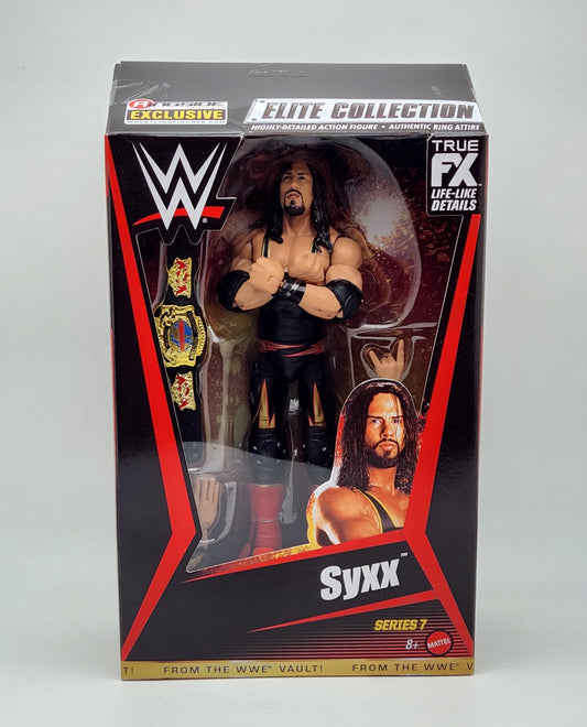 WWE Elite Collection Series- From The Vault Series 7- Syxx (Black & Gold)
