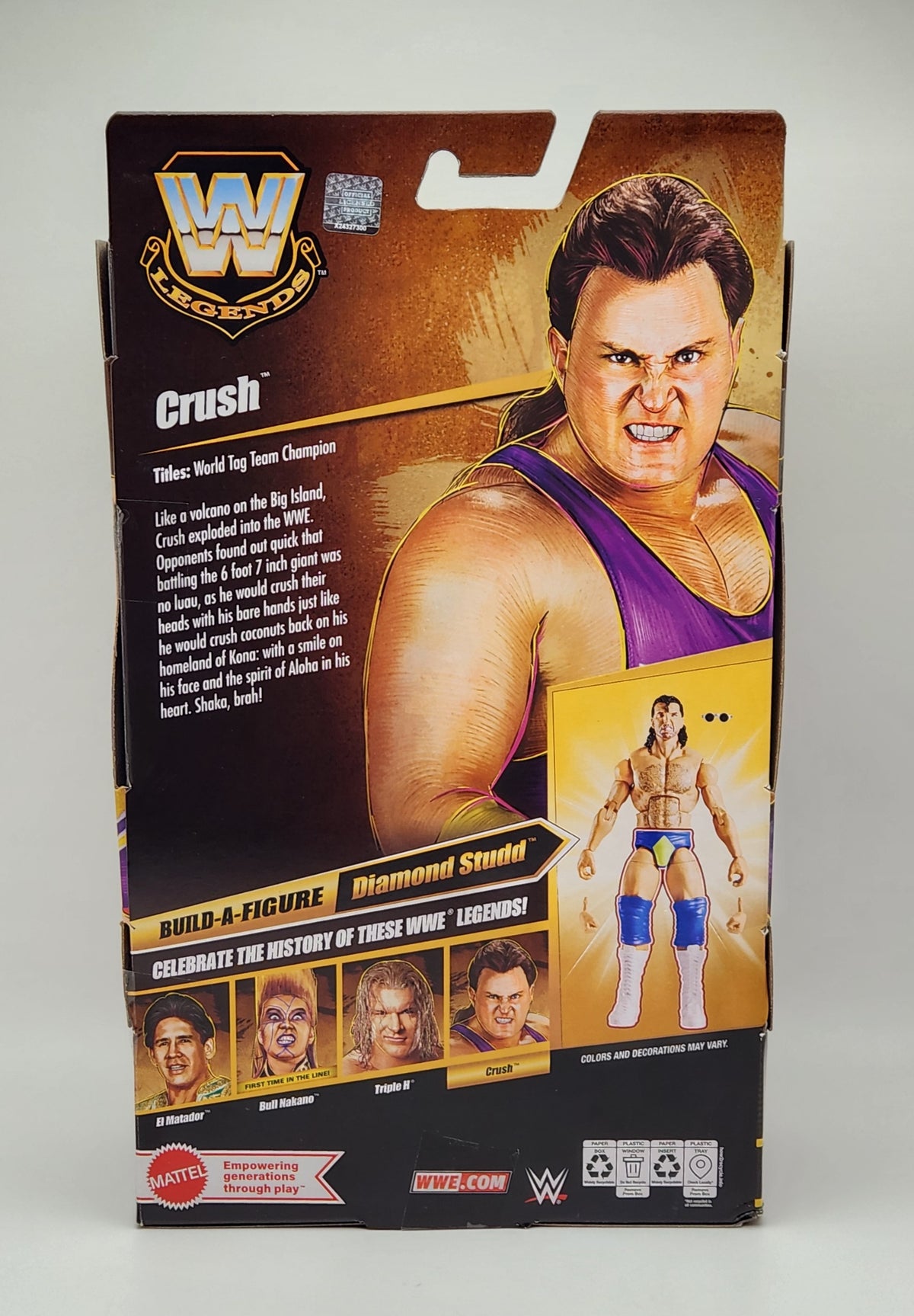 WWE Elite Collection Series- WWF Legends- Crush