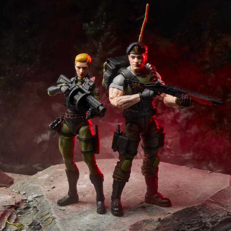 G.I. Joe Classified Series- Vincent R. "Falcon" Falcone & Quarrel (Night Force)