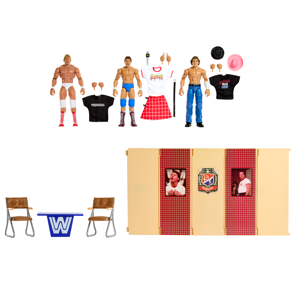 WWE Elite Collection Series- Piper's Pit (3-pack)