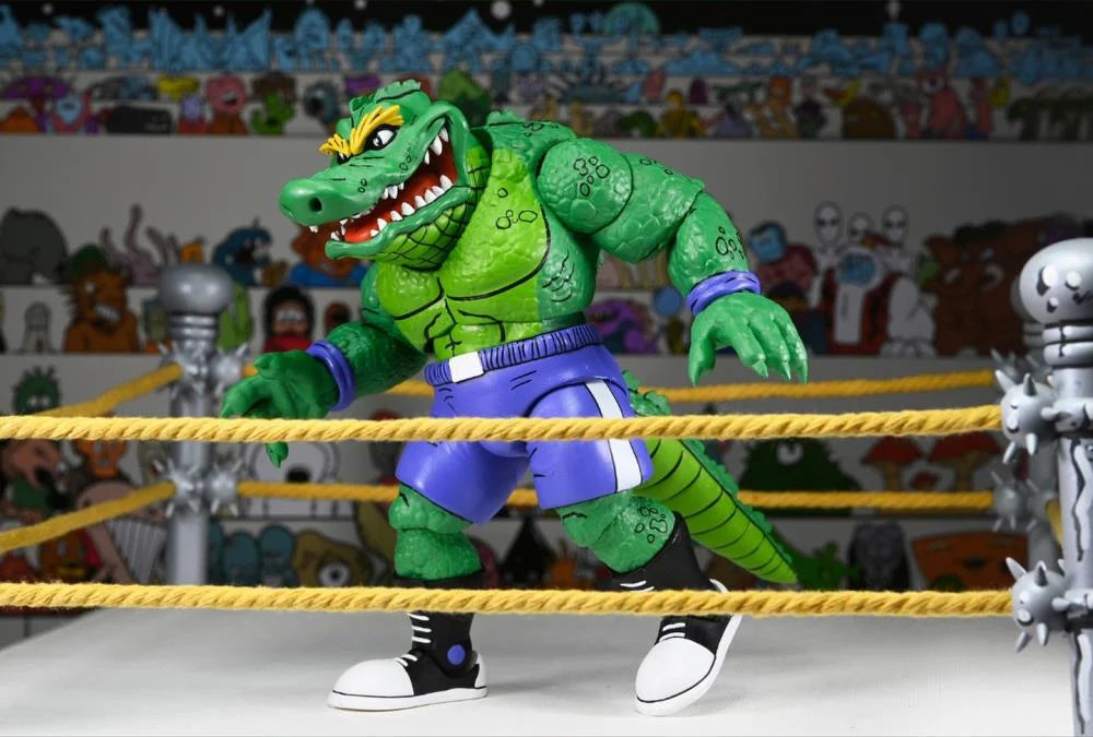 Teenage Mutant Ninja Turtles- Stump Wrestling Leatherhead (NECA): Eastman and Laird's