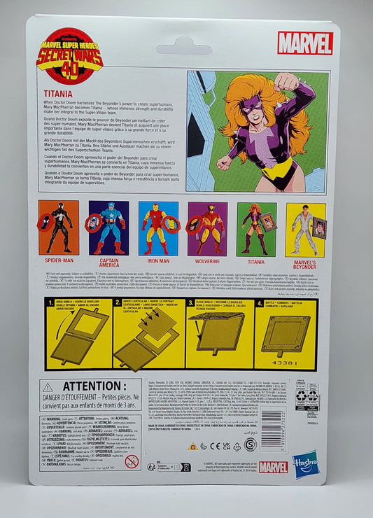 Marvel Legends Retro Collection Series- Secret Wars- Titania