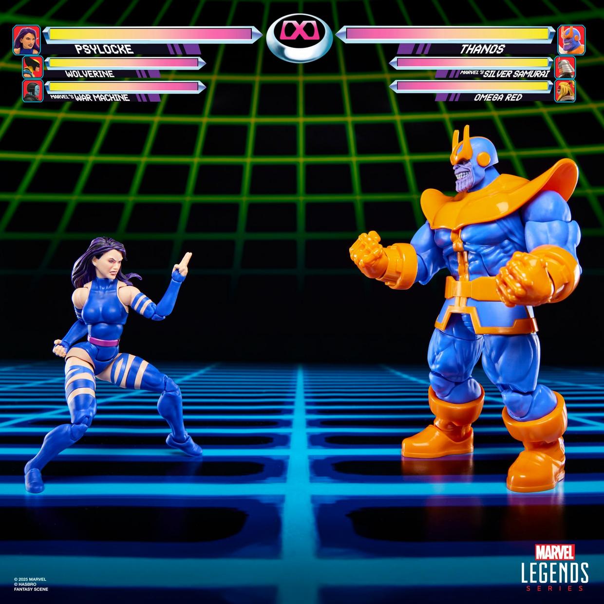 Marvel Legends Series- Gamerverse- Psylocke vs Thanos (2-pack)