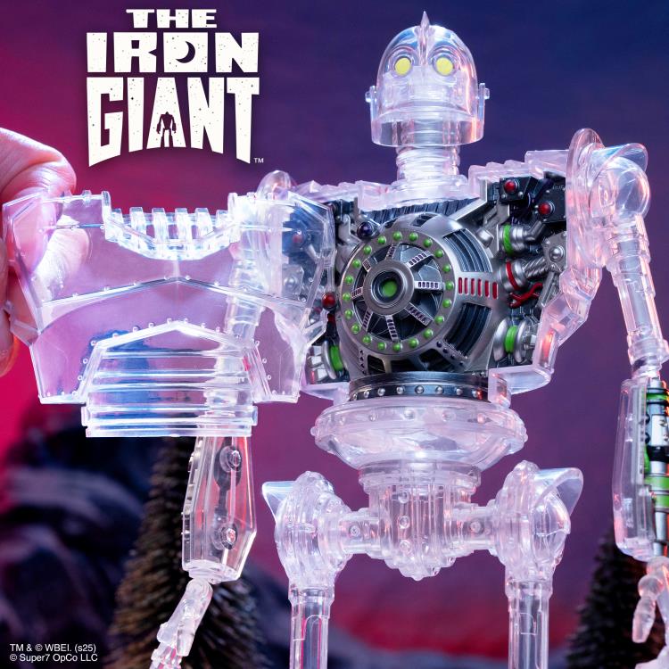 Super7- The Iron Giant- Super Cyborg Iron Giant (Clear Version)