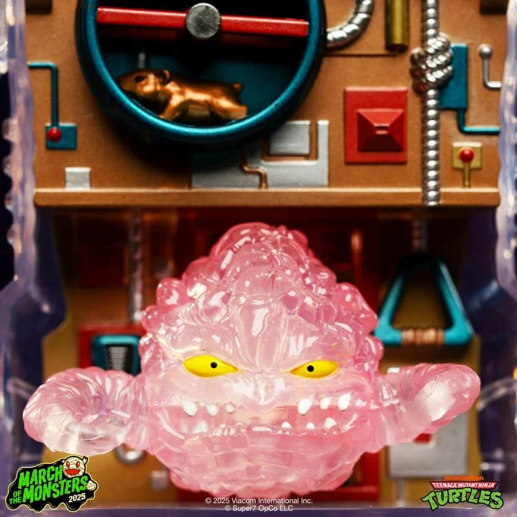Super7- Teenage Mutant Ninja Turtles- Super Cyborg Krang Android (Clear Version)