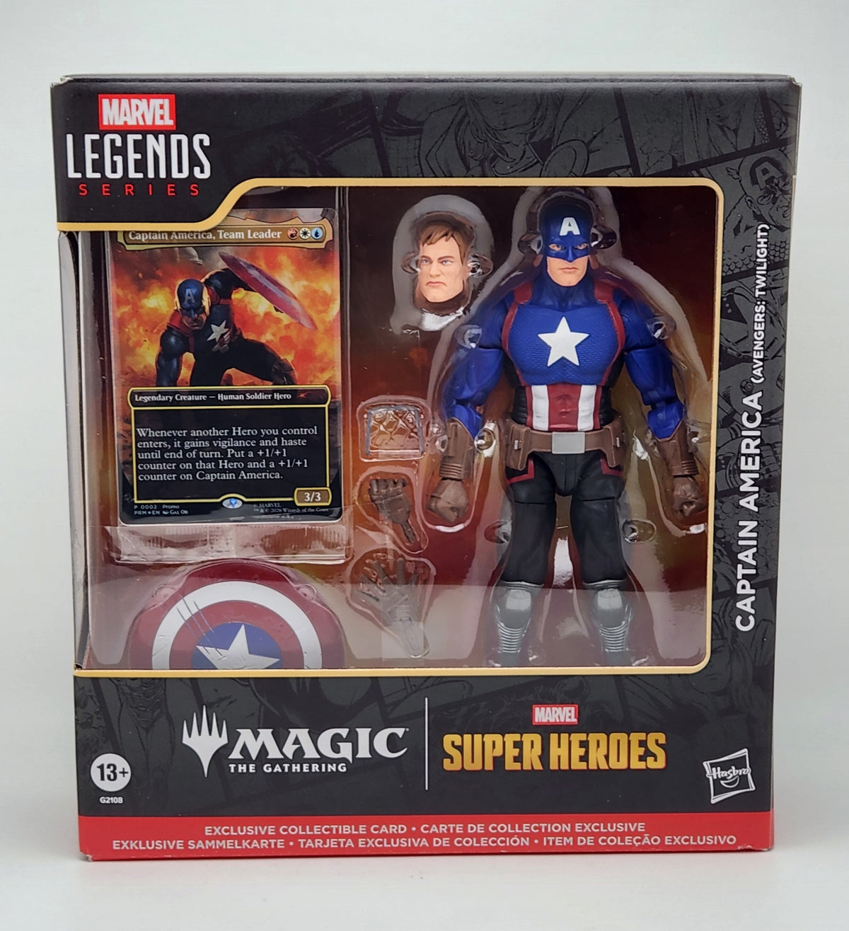 Marvel Legends Series Collection- Magic the Gathering- Captain America (Avengers Twilight)