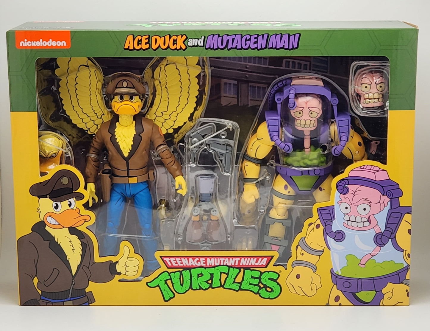 Teenage Mutant Ninja Turtles- Ace Duck & Mutagen Man (2-pack)NECA