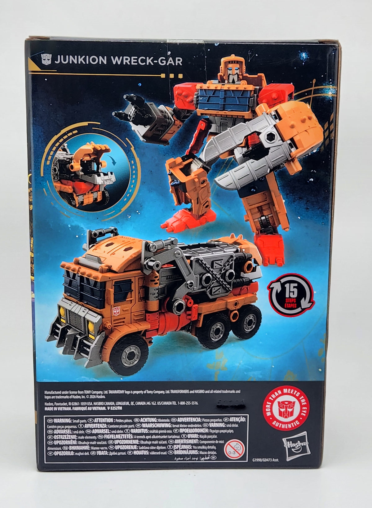 Transformers Deluxe- Age of the Primes- Voyager Class- Junkion Wreck-Gar