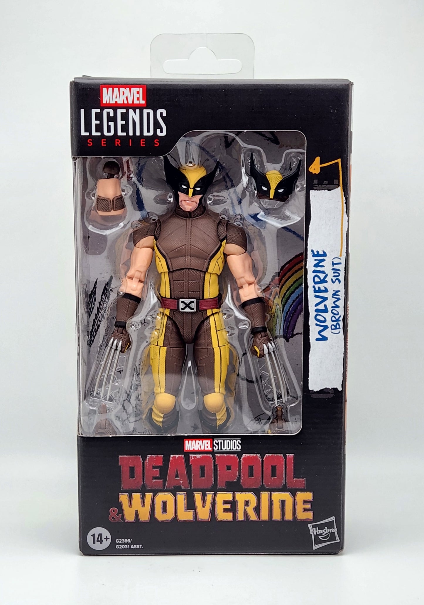 Marvel Legends Series Collection- Deadpool & Wolverine- Wolverine (Brown Suit)