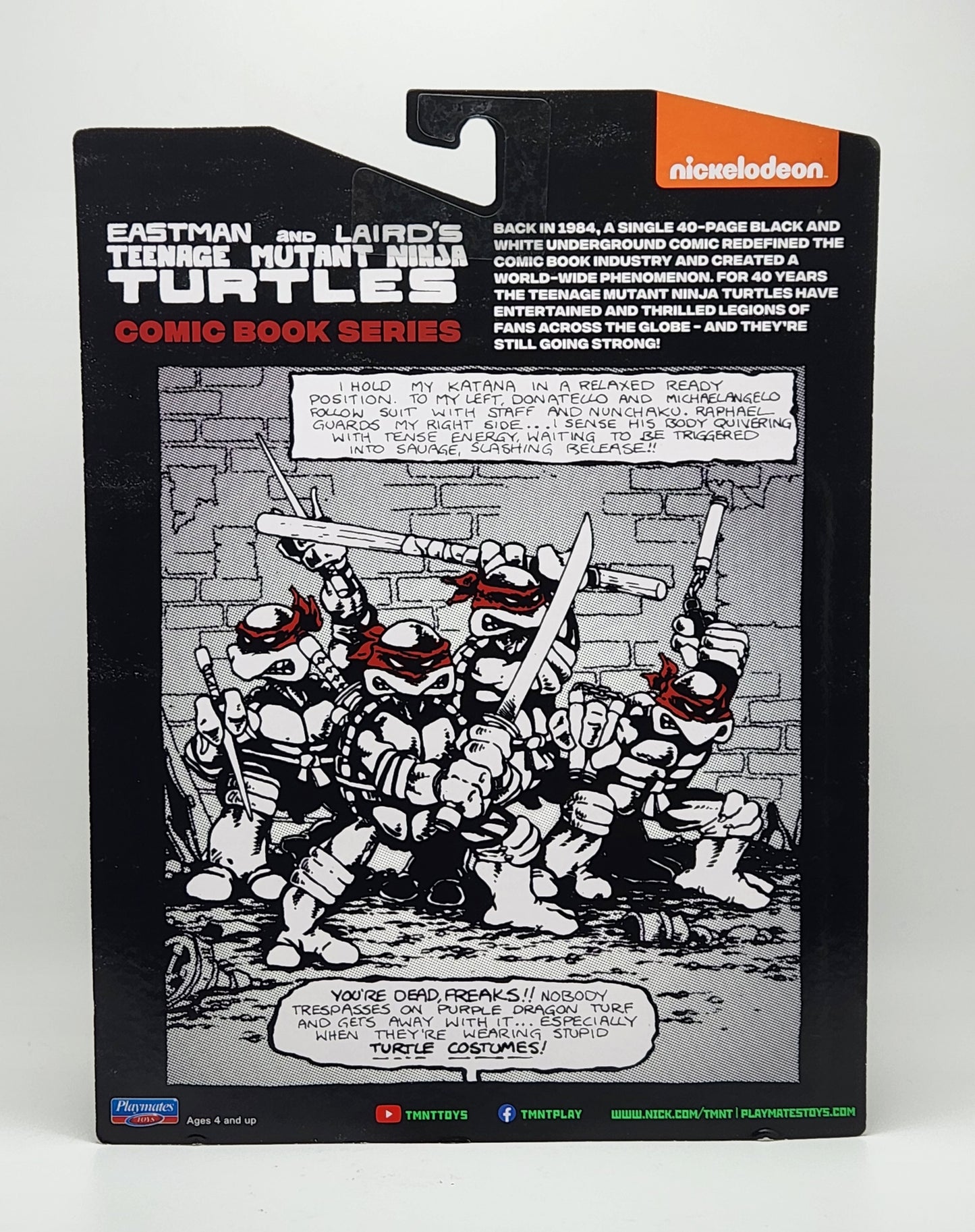 Teenage Mutant Ninja Turtles- Comic Book Series- Donatello (B&W Version) Eastman and Laird's