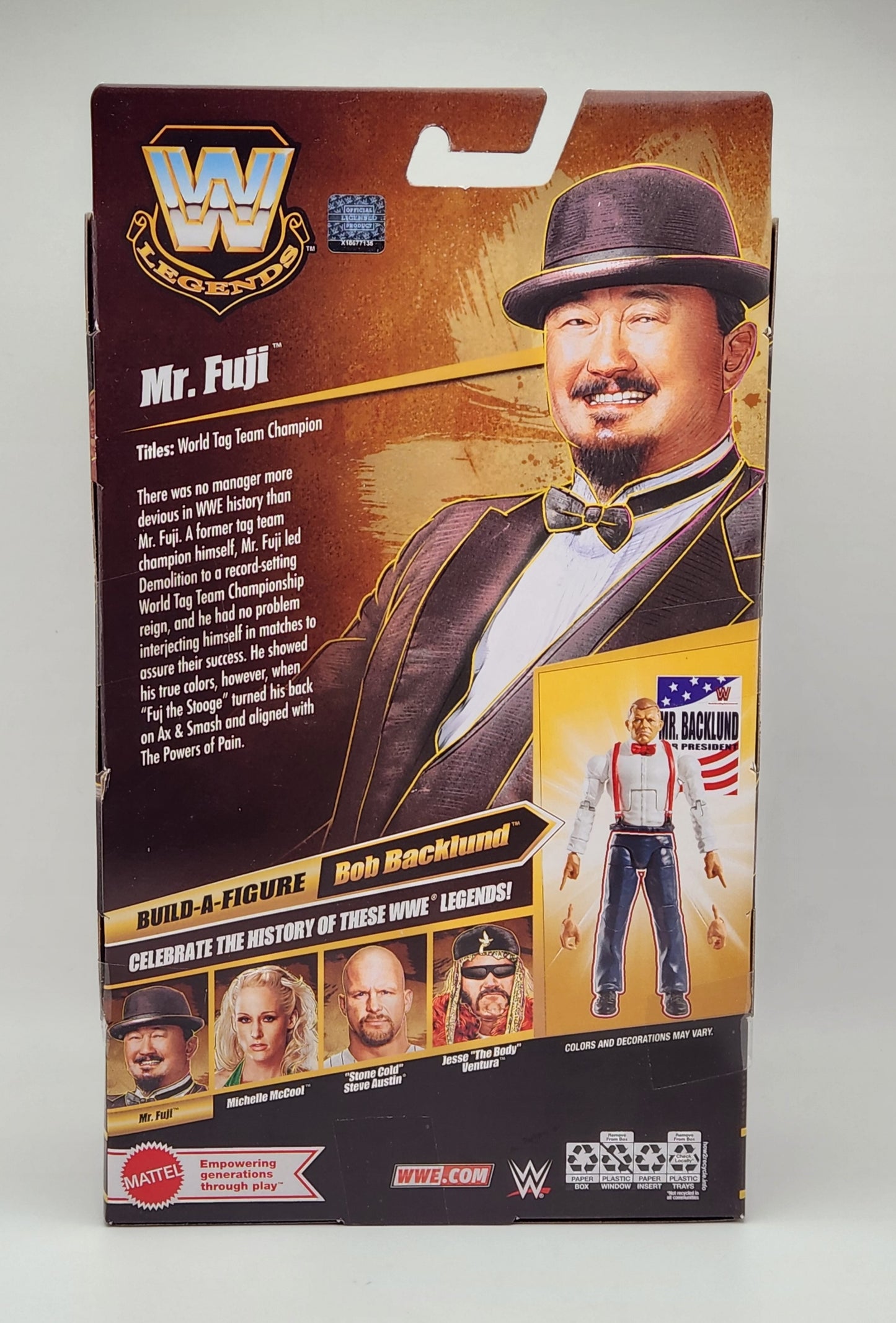 WWE Elite Collection Series- WWF Legends- Mr. Fuji