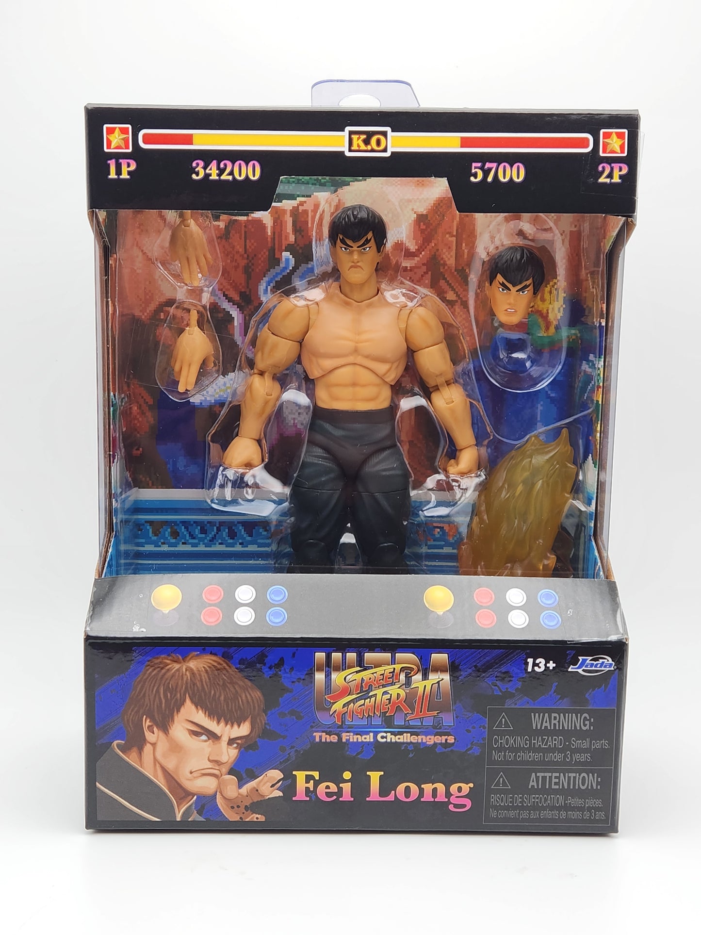 Ultra Street Fighter II- Fei Long (Jada Toys)