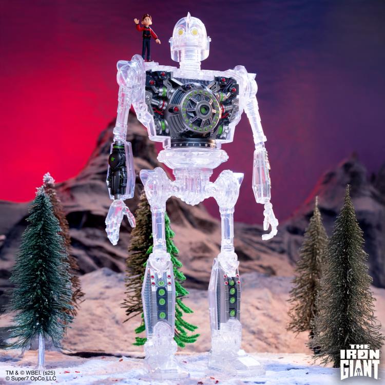 Super7- The Iron Giant- Super Cyborg Iron Giant (Clear Version)
