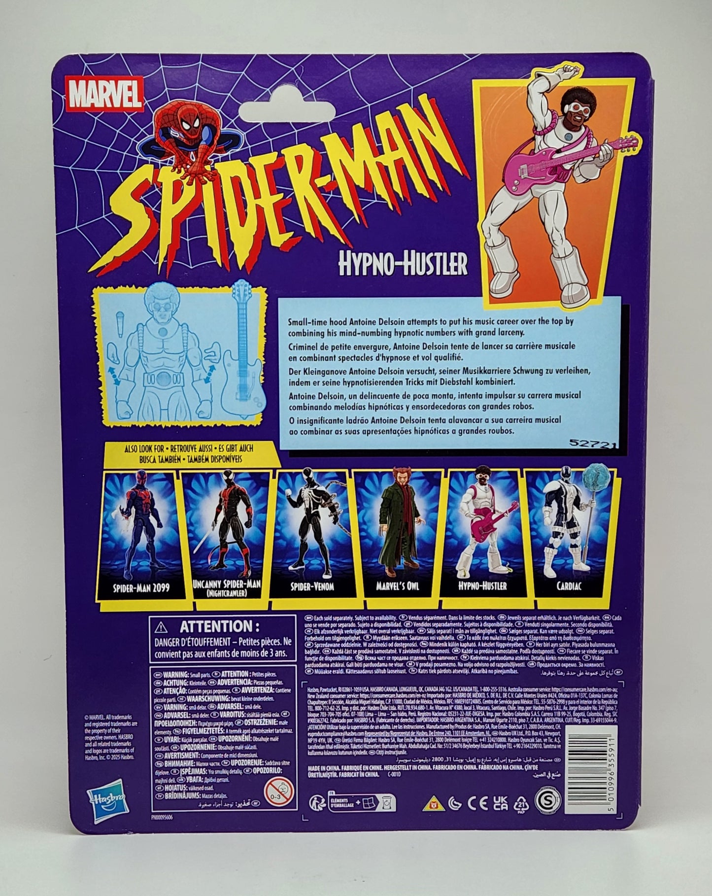 Marvel Legends Retro Collection Series: Spider-Man: Hypno Hustler