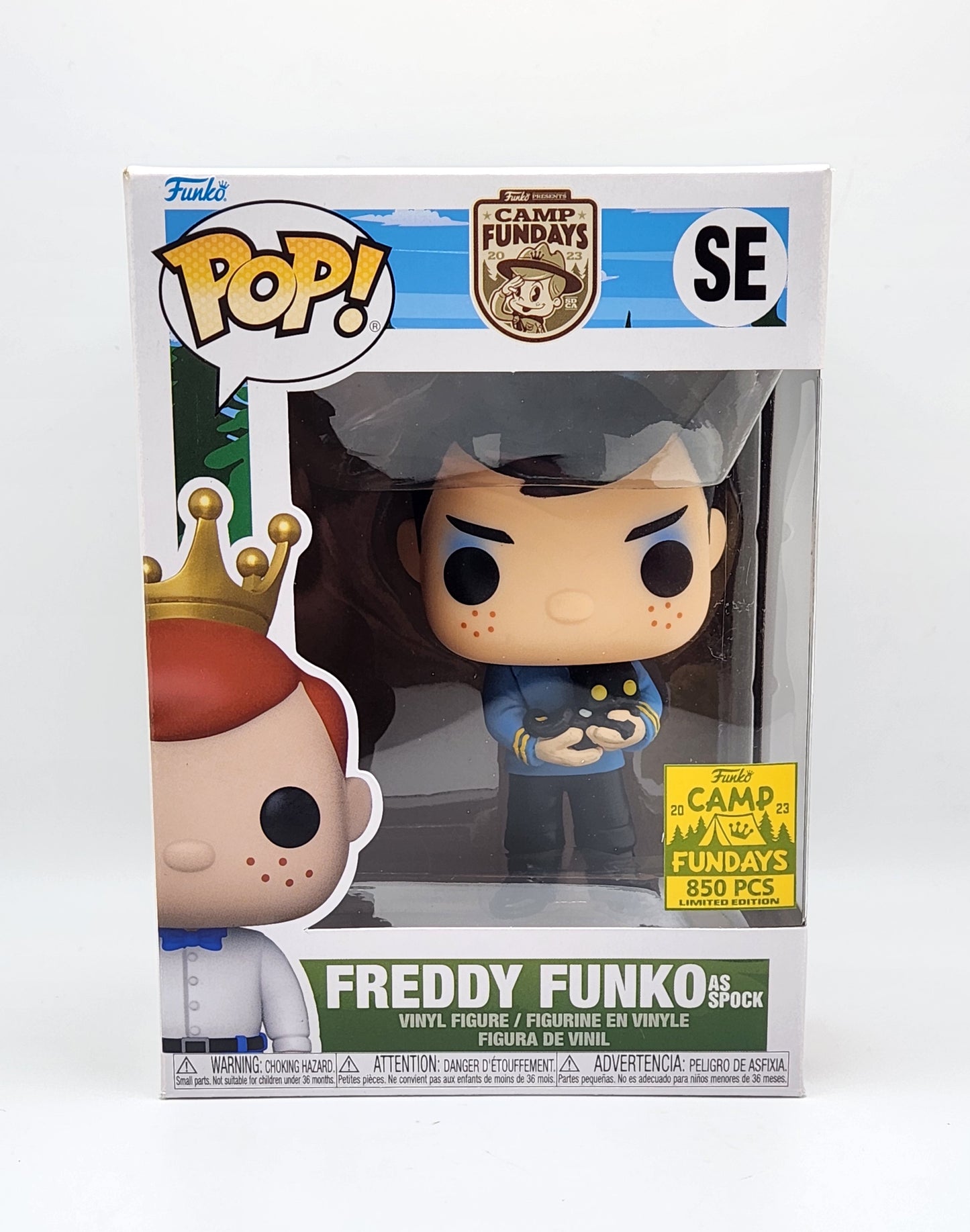Funko Pop! SE- 2023 Camp Fundays- Freddy Funko as Spock with Cat