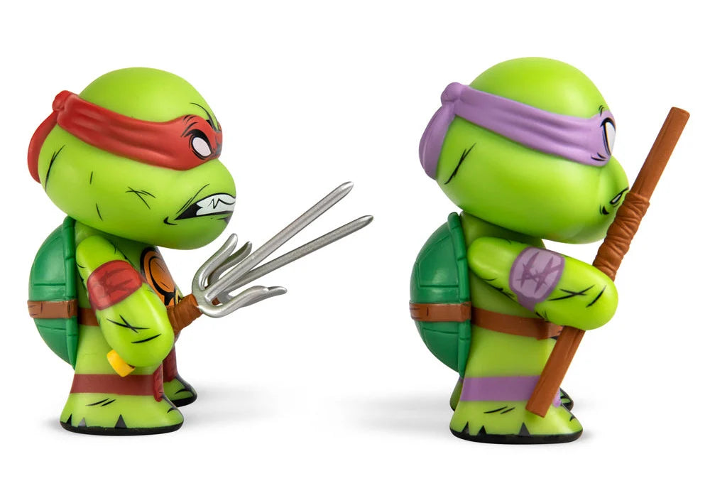 Kidrobot- Nickelodeon- Teenage Mutant Ninja Turtles- Raphael & Donatello (2-pack)