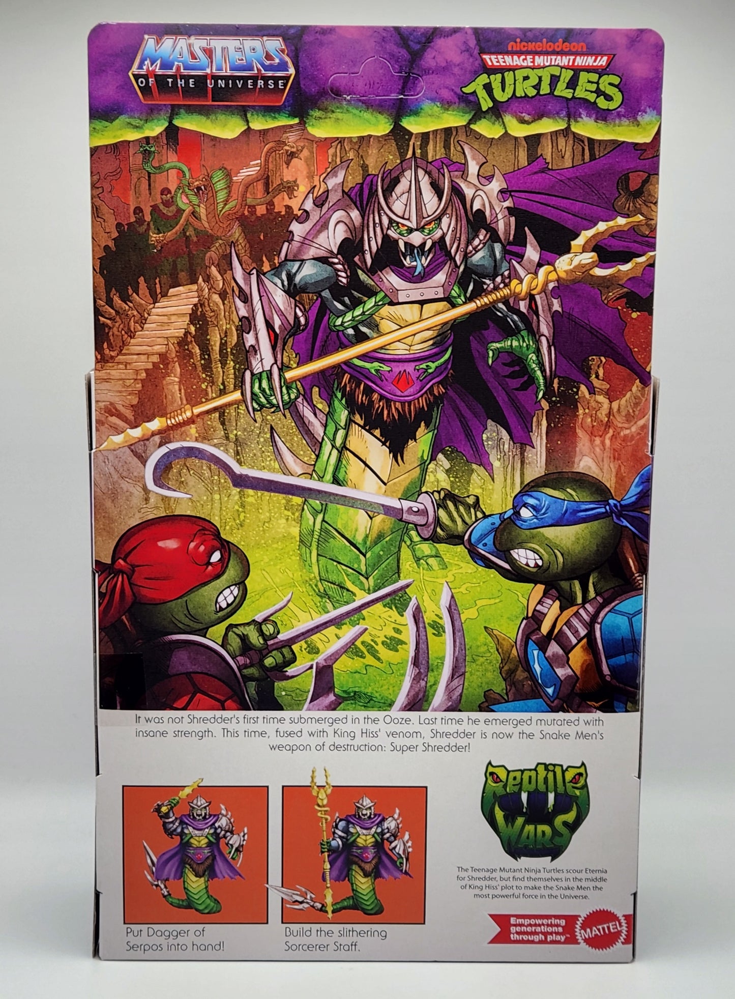 Teenage Mutant Ninja Turtles x Masters of the Universe- Turtles of Grayskull: Super Shredder (Deluxe)