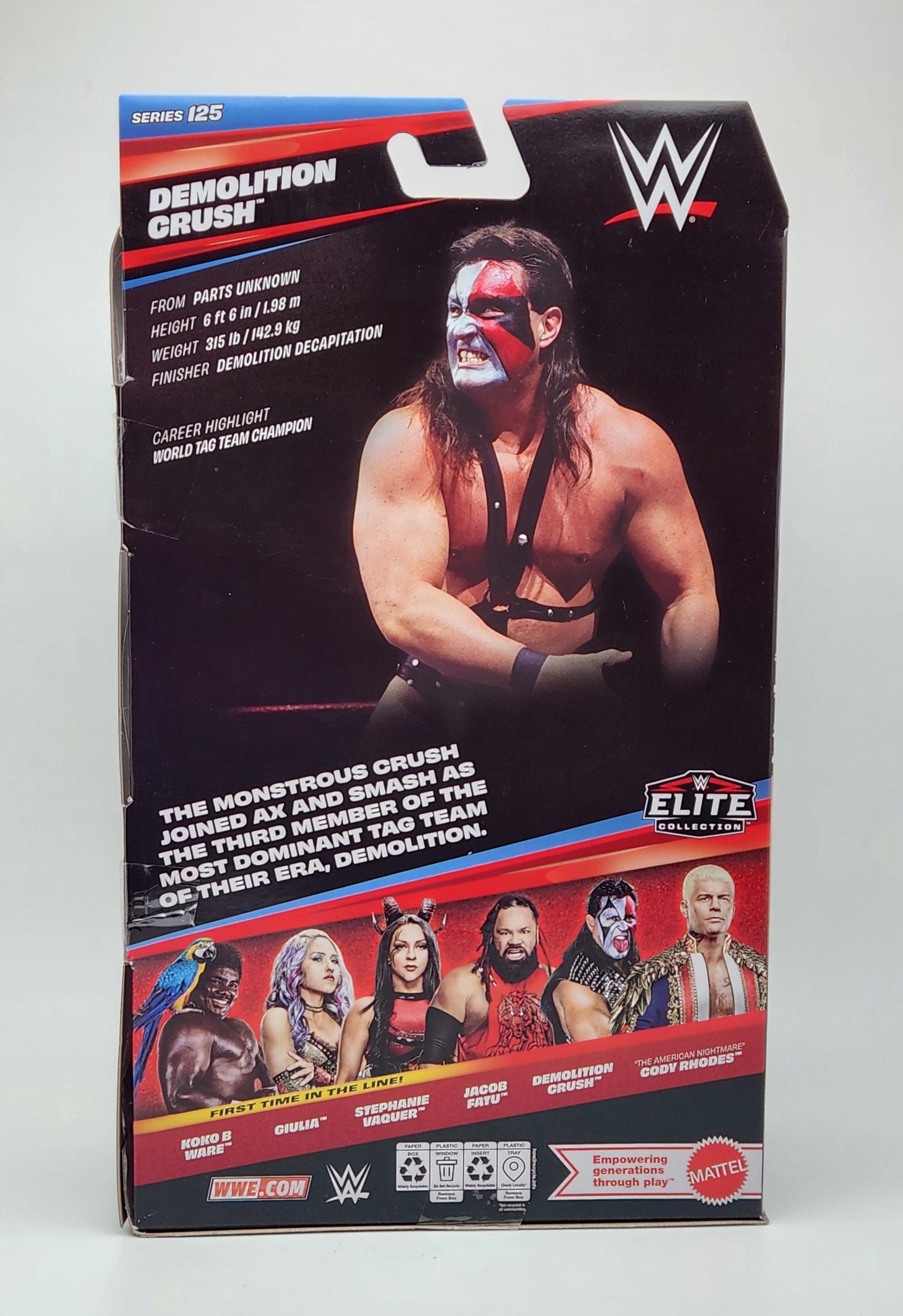 WWE Elite Collection Series- Demolition- Crush