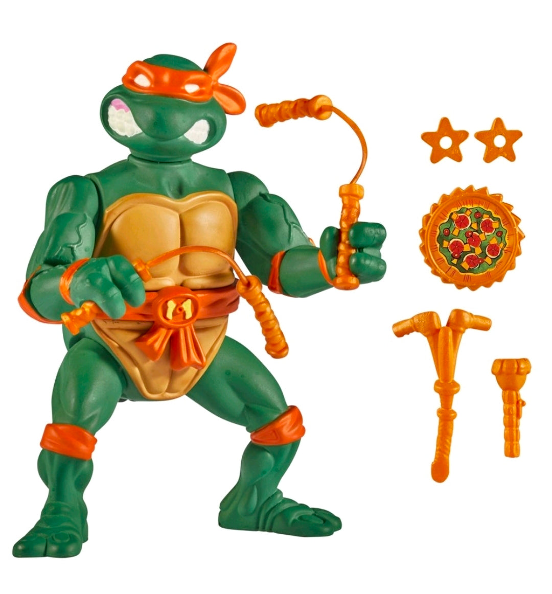Teenage Mutant Ninja Turtles- Michelangelo with Storage Shell