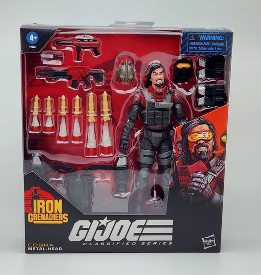 G.I. Joe Classified Series Deluxe- Iron Grenadiers: Cobra Metal-Head