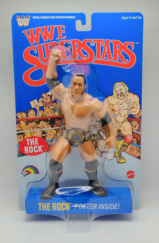 WWE LJN Superstars- The Rock (1980's Retro Collection Series)