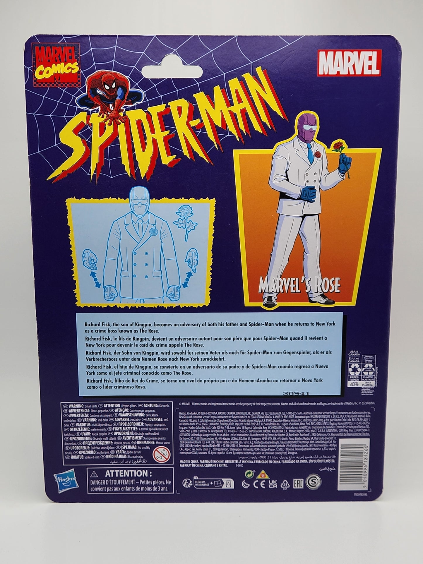 Marvel Legends Retro Collection- Spider-Man: Marvel's Rose