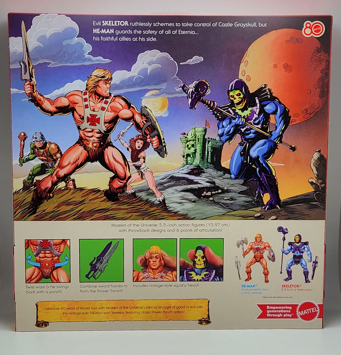 Masters of the Universe- Origins: He-Man & Skeletor (2-pack)