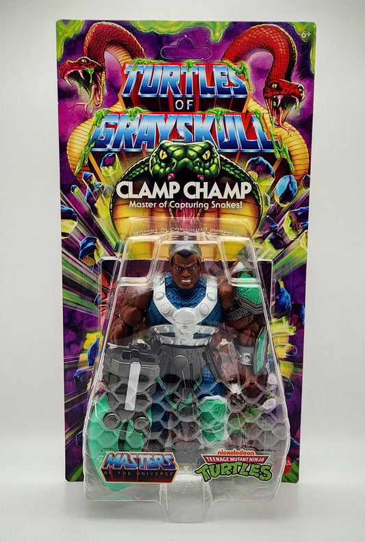 Teenage Mutant Ninja Turtles x Masters of the Universe- Turtles of Grayskull: Clamp Champ
