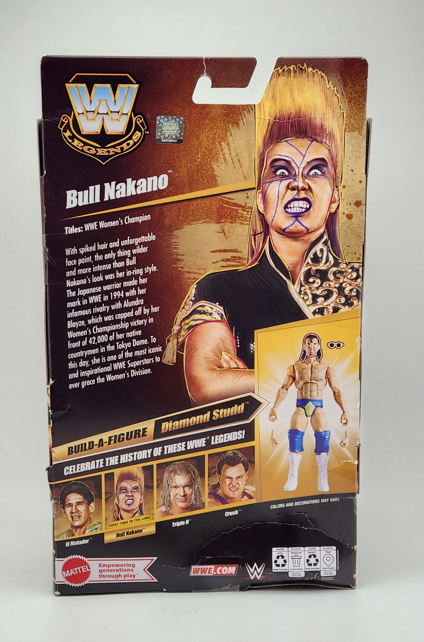 WWE Elite Collection Series- WWF Legends- Bull Nakano