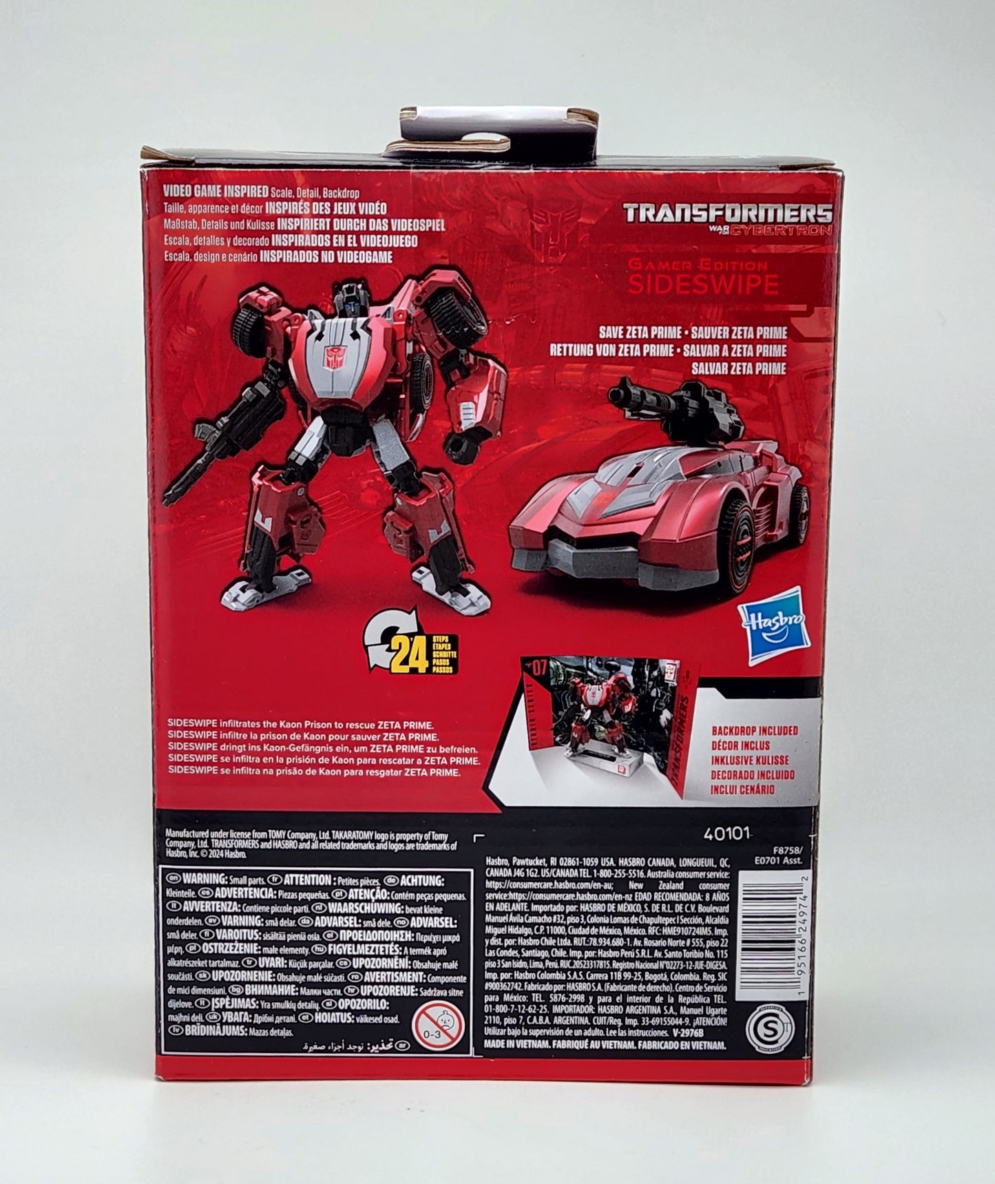 Transformers War for Cybertron- Studio Series 07- Sideswipe (Gamer Edition)