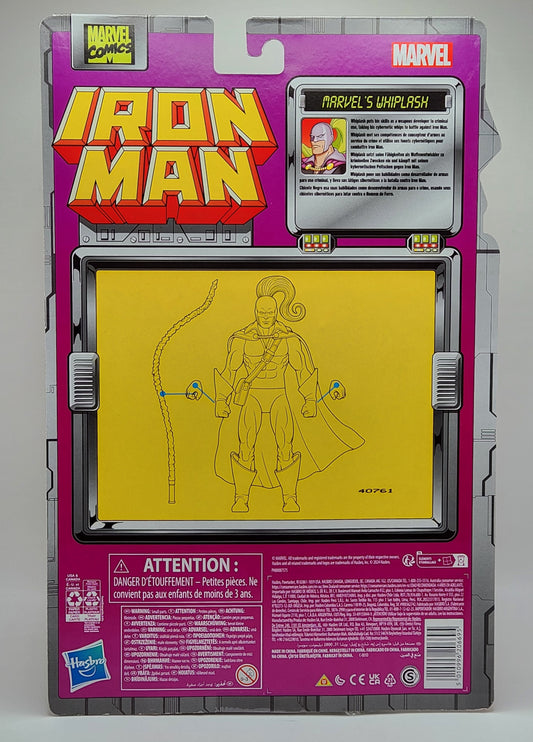 Marvel Legends Retro Collection Series- Iron Man: Marvel's Whiplash