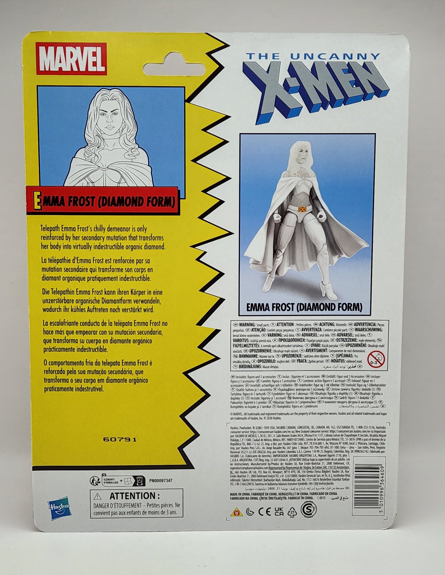 Marvel Legends Retro Collection Series- The Uncanny X-Men: Emma Frost (Diamond Form)