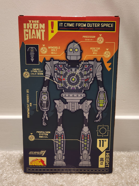 Super7- The Iron Giant- Super Cyborg Iron Giant (Clear Version)