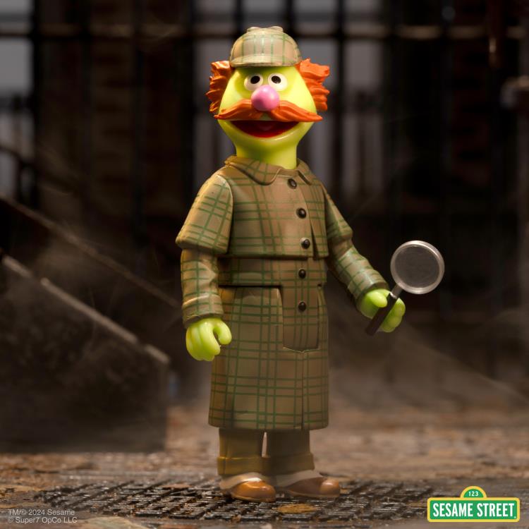 Super7 Reaction- Sesame Street- Sherlock Hemlock