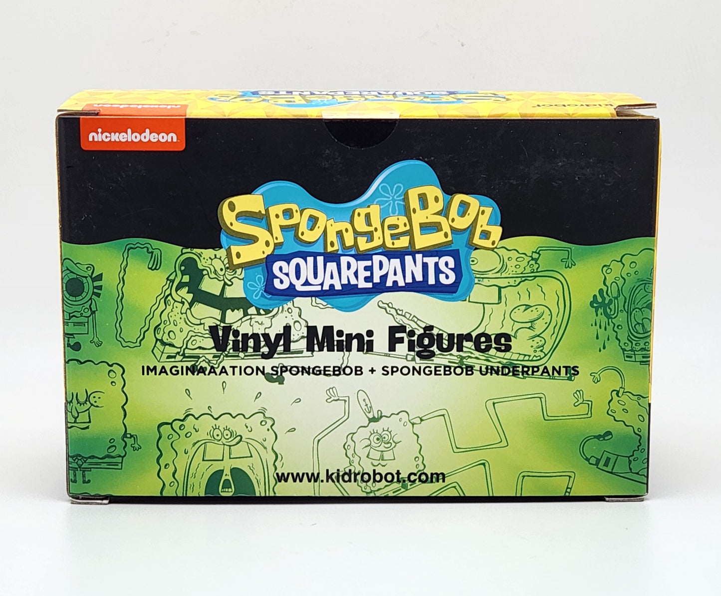 Kidrobot- Nickelodeon- Imaginaaation- Spongebob Squarepants and Spongebob Underpants (2-pack)