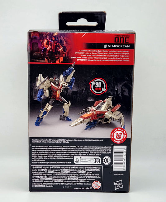 Transformers One- Studio Series Deluxe Class- Starscream