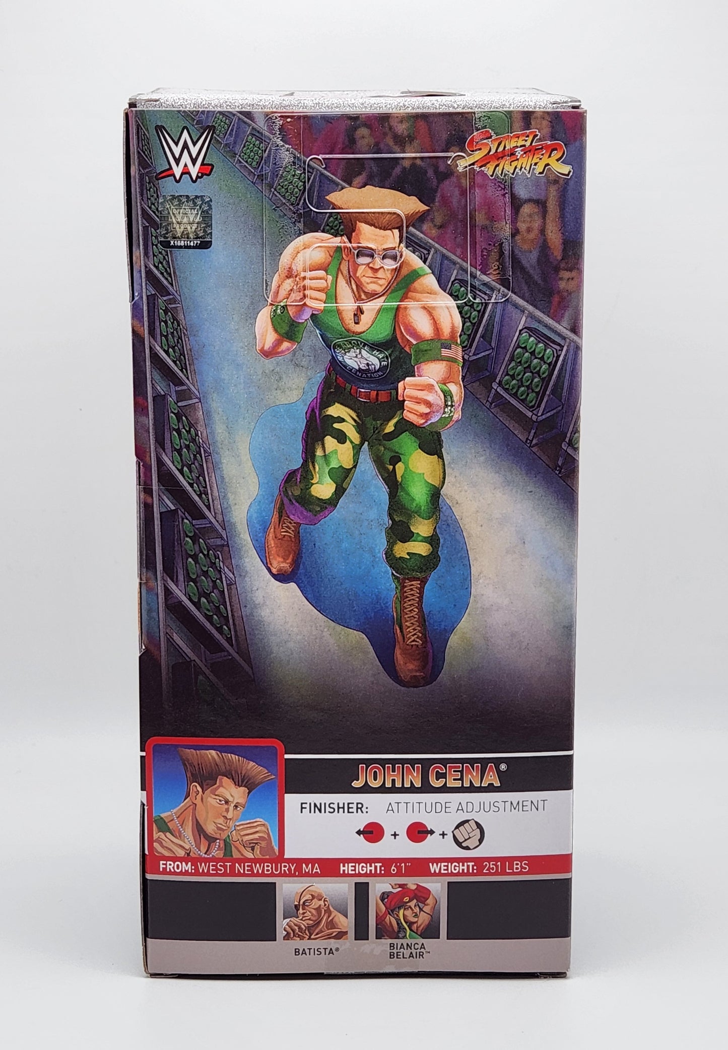 WWE x Street Fighter Elite Collection Series- John Cena as Guile