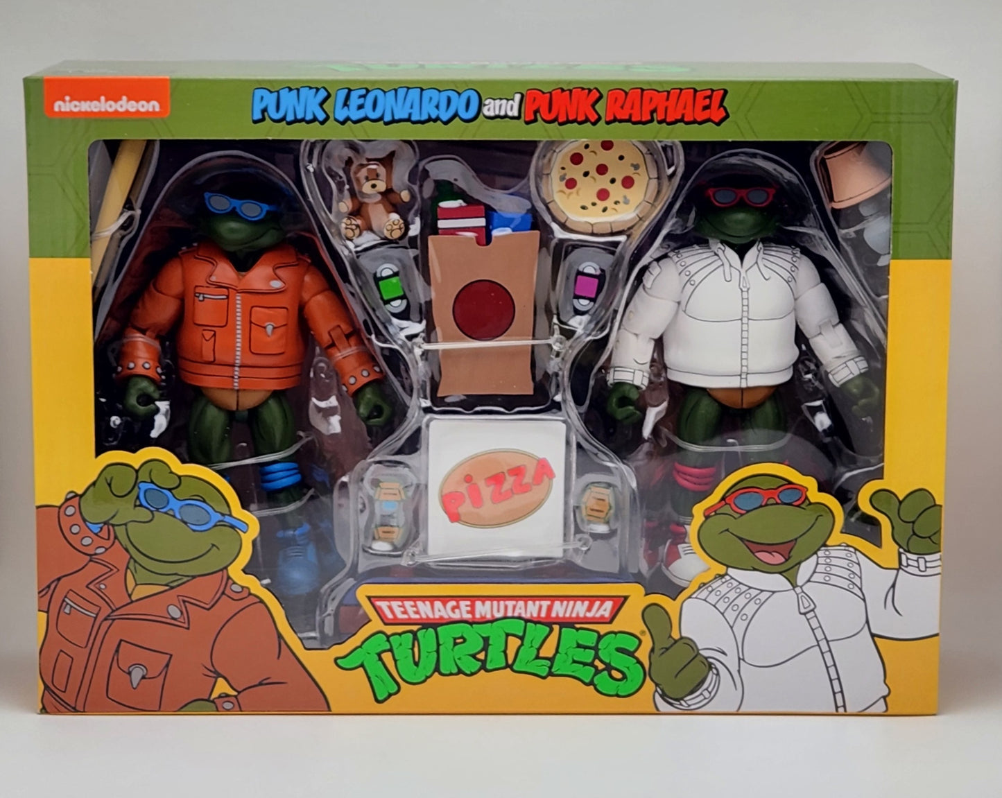 Teenage Mutant Ninja Turtles- Punk Leonardo and Punk Raphael (2-pack) NECA