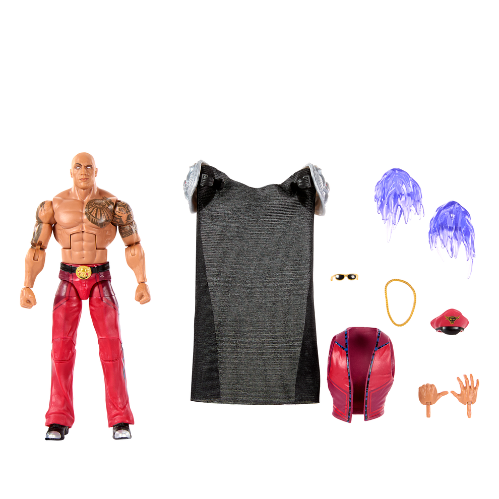 WWE x Street Fighter Elite Collection Series- The Rock "Final Boss" as M. Bison