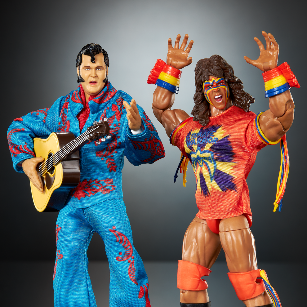 WWE Ultimate Edition- Coliseum Collection- Ultimate Warrior & The Honky Tonk Man (2-pack) Chase