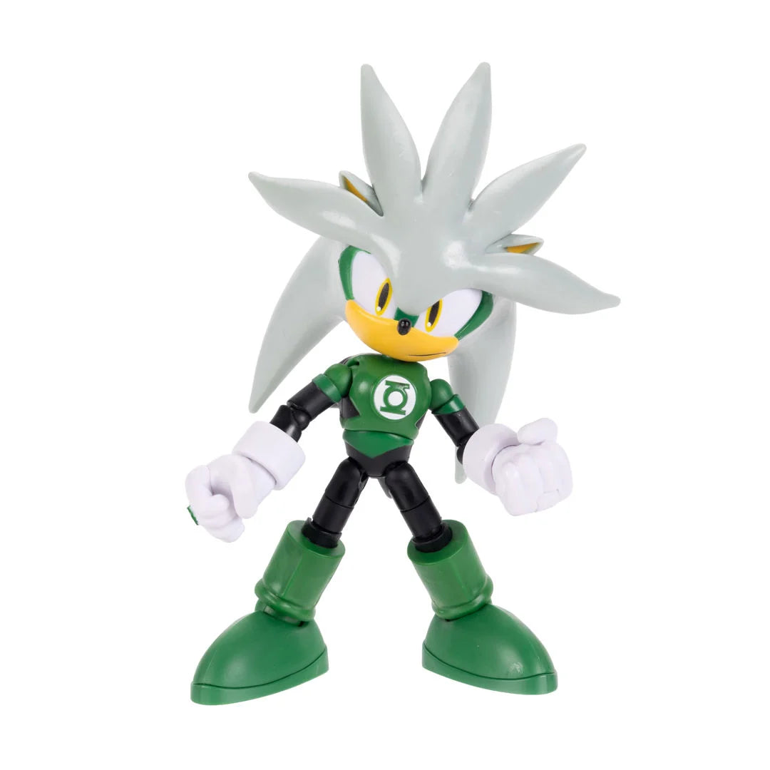 DC X Sonic the Hedgehog- Silver as Green Lantern (Jakks Pacific)