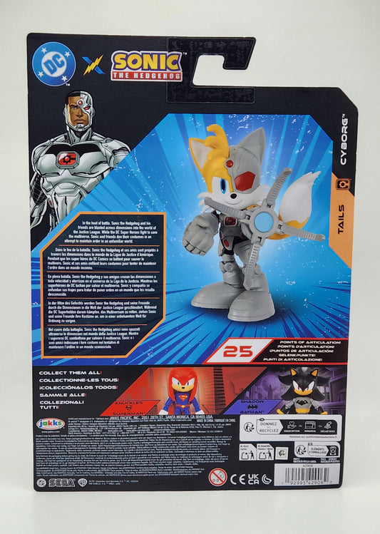 DC X Sonic the Hedgehog- Tails as Cyborg (Jakks Pacific)