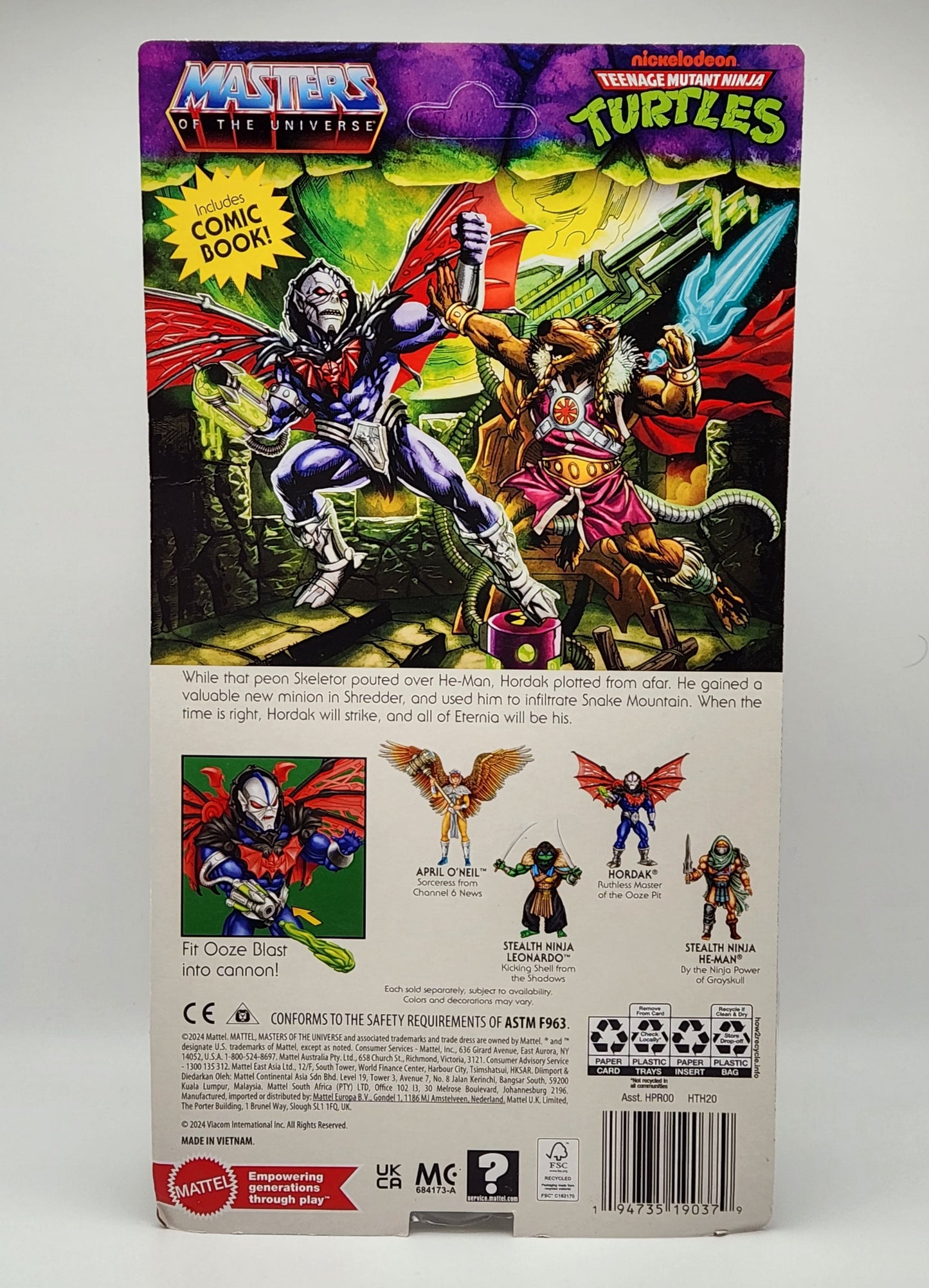 Teenage Mutant Ninja Turtles x Masters of the Universe- Turtles of Grayskull: Hordak